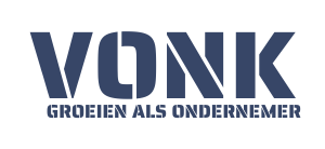 De slogan van VONK: Groeien als ondernemer.